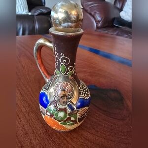 Hand-Painted Ceramic Decorative Pitcher - MulticolorJapanese antiques porcelain